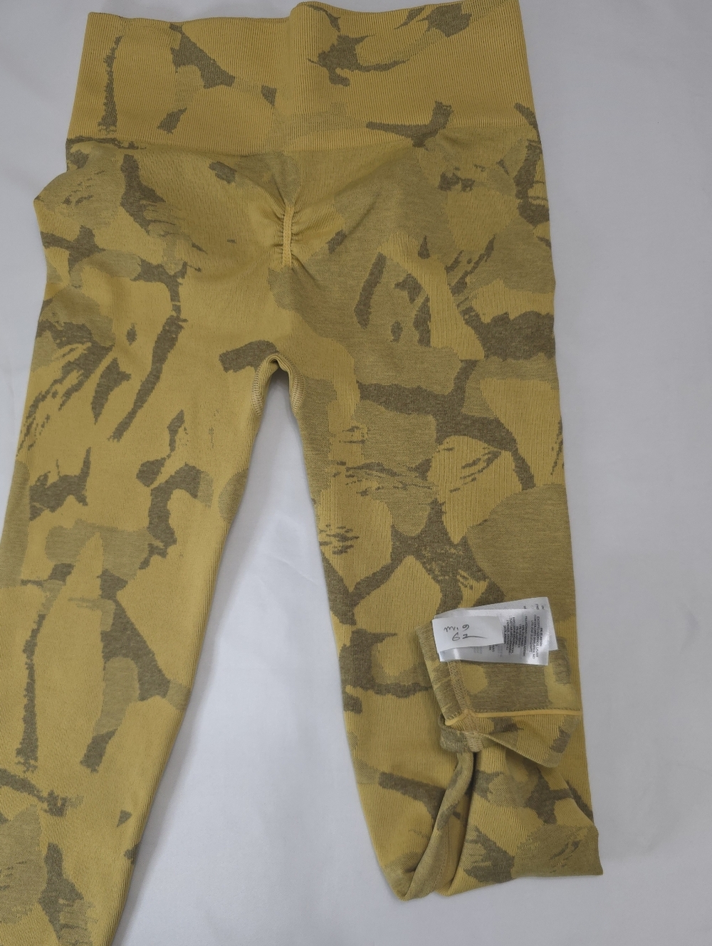 Gymshark Camo Seamless Leggings Scrunch Butt High Waisted Sculpting S - Picture 7 of 10